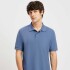 CAMISA POLO MM MASC AZUL MEDIO