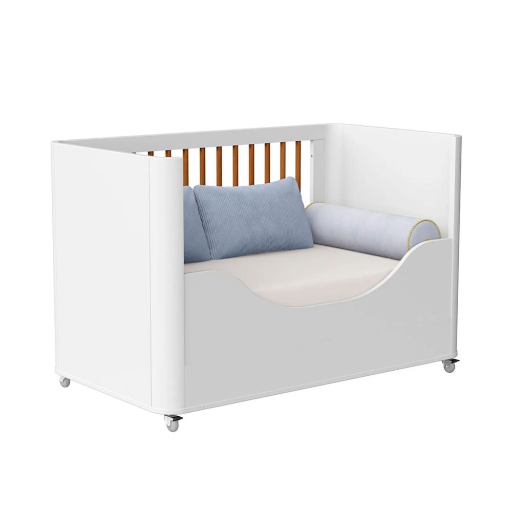 Cuna Convertible Bebé - Boom Blanco