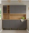 Kit mueble de cocina Nature Gris