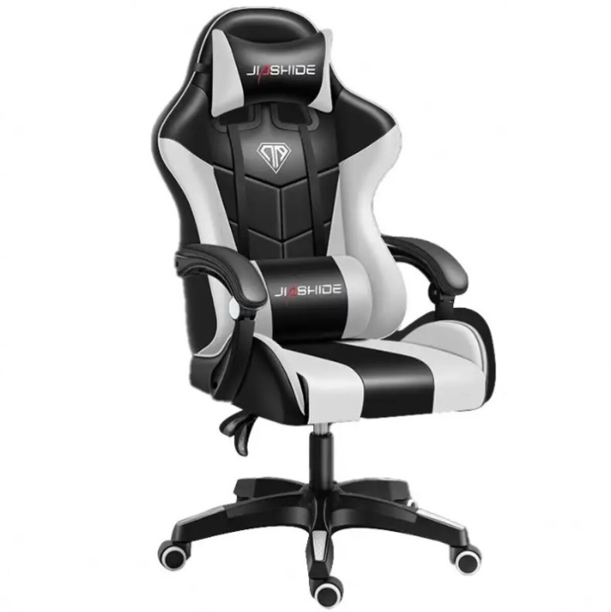Silla de Escritorio Ergométrica Gamer YT-1209 Blanco/Negro 