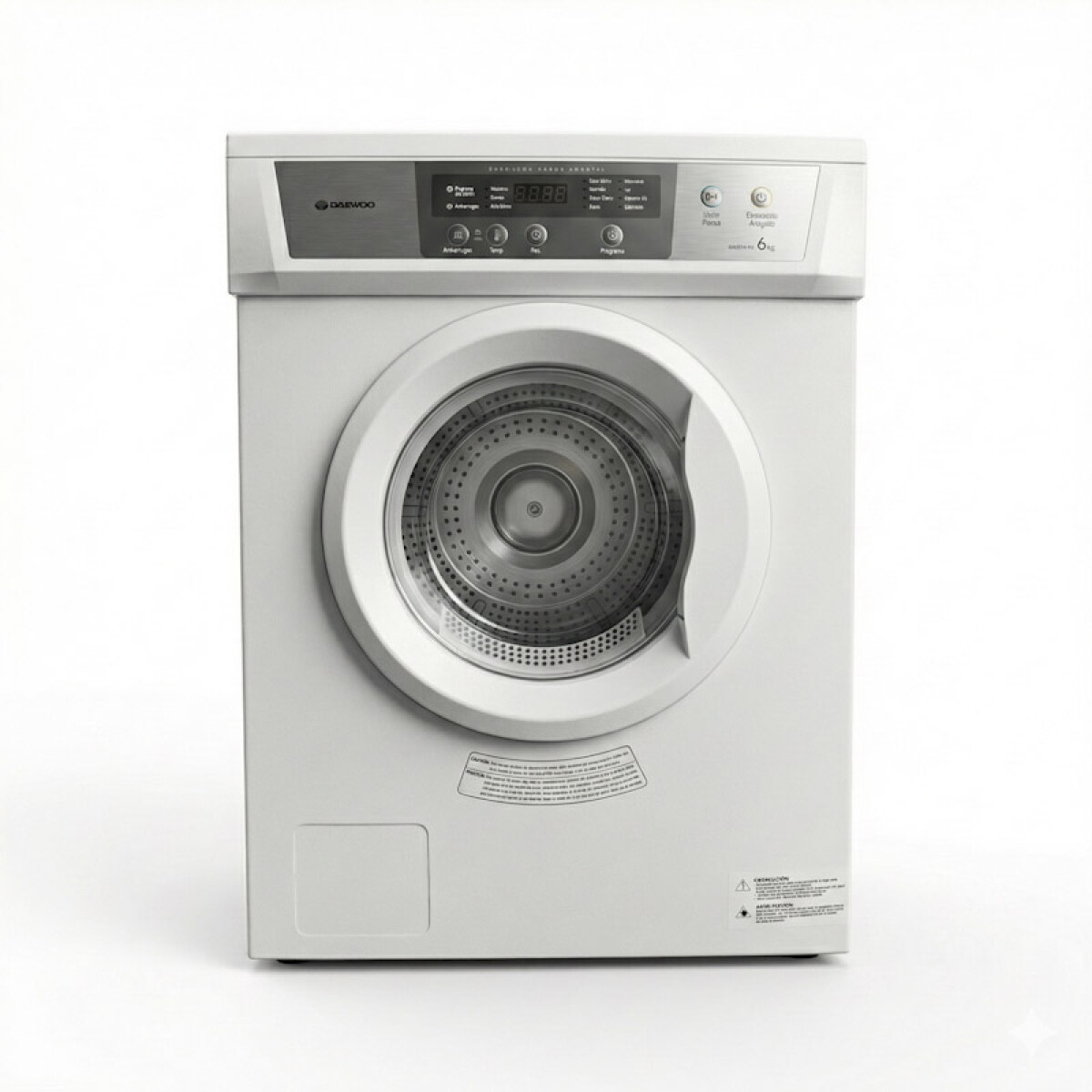 Secarropas 6kg Daewoo | Panel Digital | Color blanco 