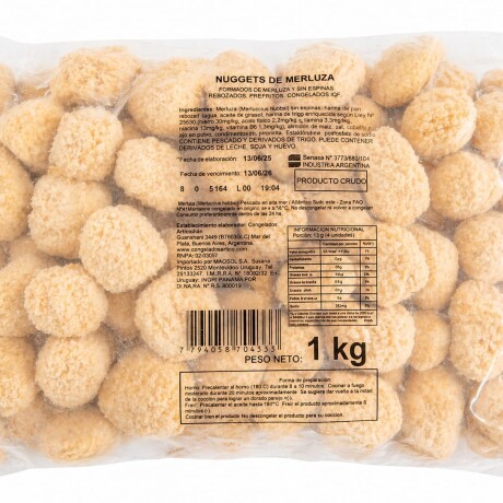 NUGGETS DE MERLUZA 1KG NUGGETS DE MERLUZA 1KG