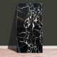 Set x6 placas autoadhesivas 30cm x 60cm x 2.2mm NEGRO VETEADO