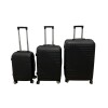 Set de 3 Valijas de Mano Rígidas Negro