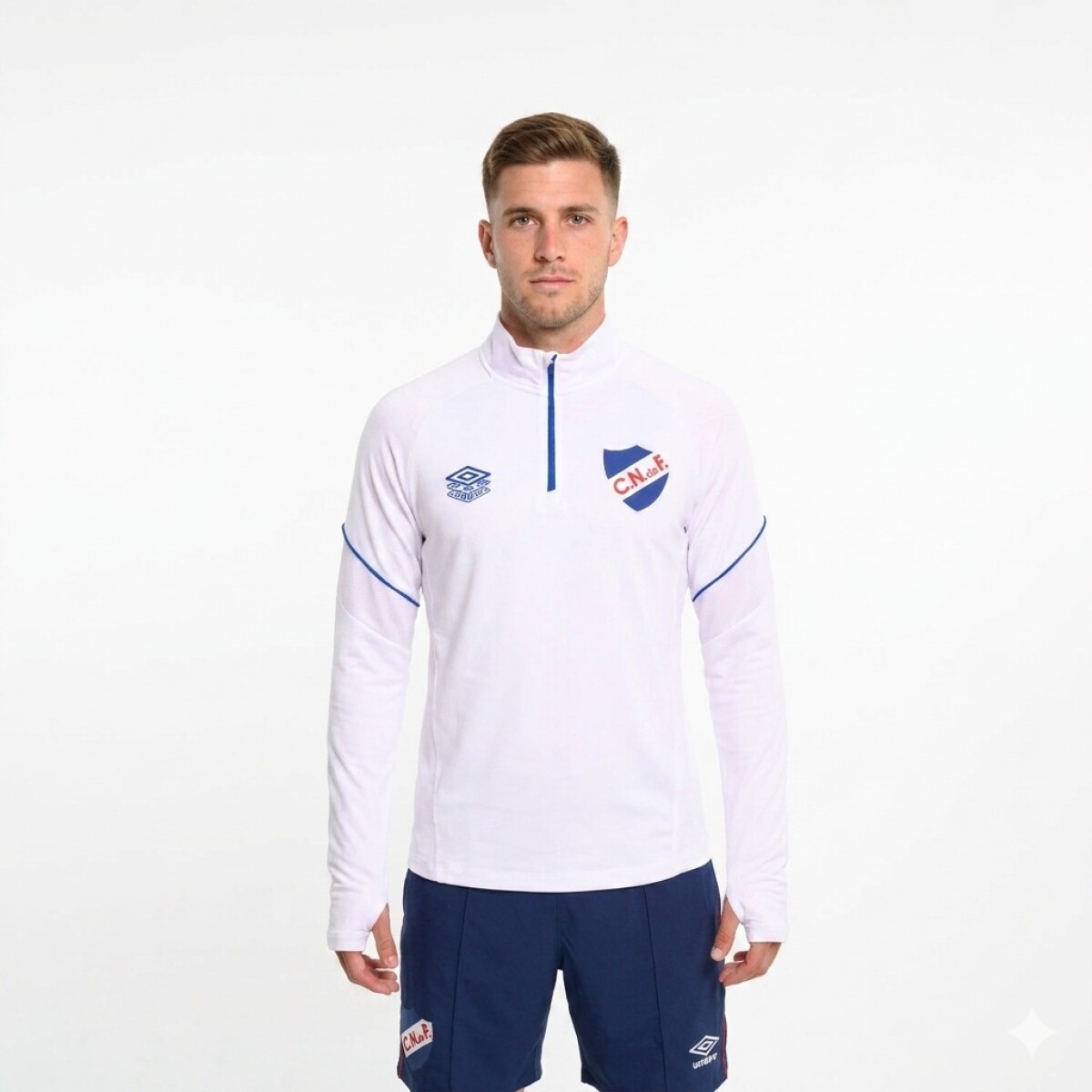 Buzo Training Half Zip Nacional Hombre 
