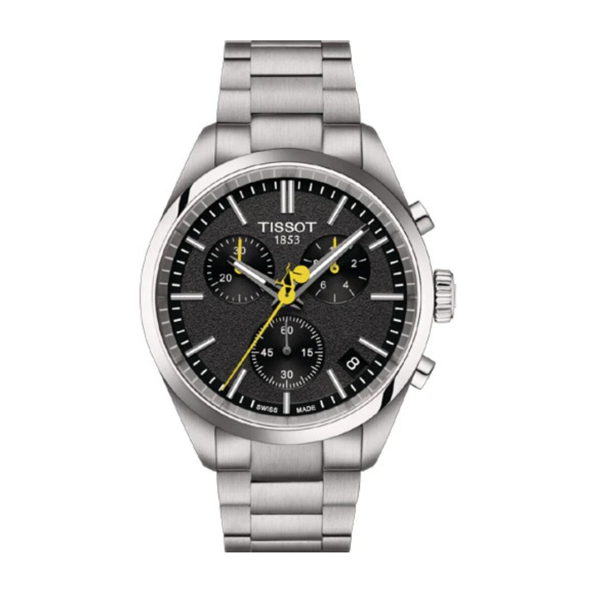 Reloj Tissot T1504171105100 para hombre con correa de acero - Negro 