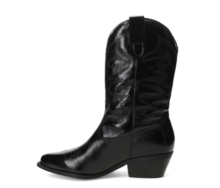Botas de Mujer Bottero caña media tejana 347706 Negro