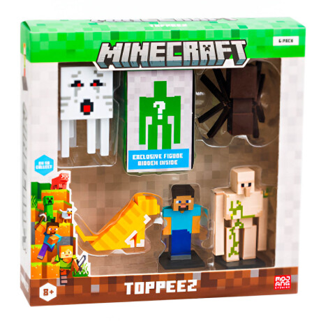 Minecraft Figuras Pack X6 Personajes Sorpresa Minecraft Figuras Pack X6 Personajes Sorpresa