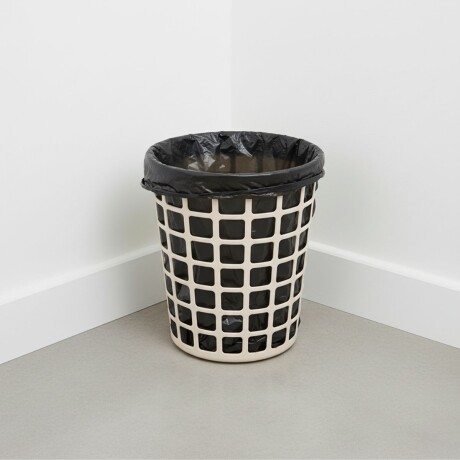 Cesto redondo calado 9 lts BEIGE