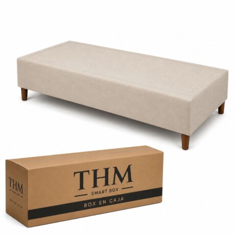 Sommier Smartbox HAMPTONS 1 plaza 90x190 Bronze BEIGE