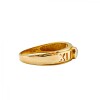 Anillo Solitario-Oro Bajo-Piedra Esmeralda-AN8147 conpiedra