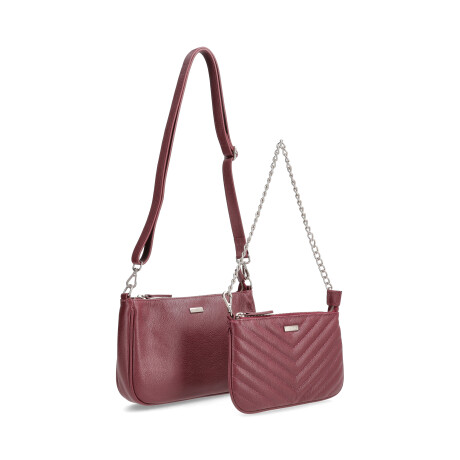 CARTERAS VENET - CUERO NAPOLES BORDO