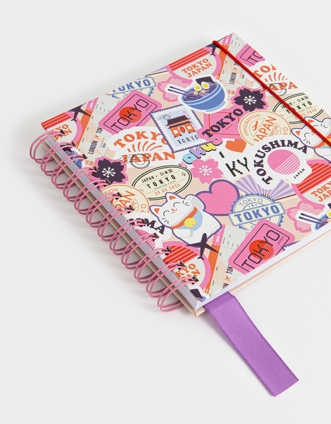 Anotadores Cuadernos y Memos Cuaderno Cuadrado "tokyo" - Combinacion Multicolor