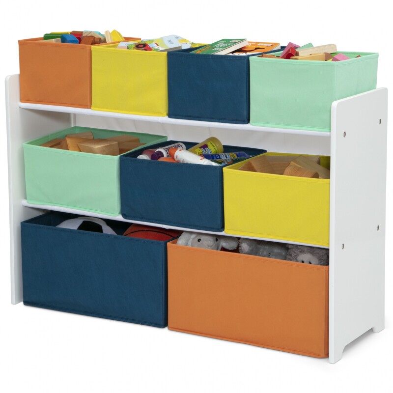 Organizador extra grande multicolor de 9 contenedores Organizador extra grande multicolor de 9 contenedores