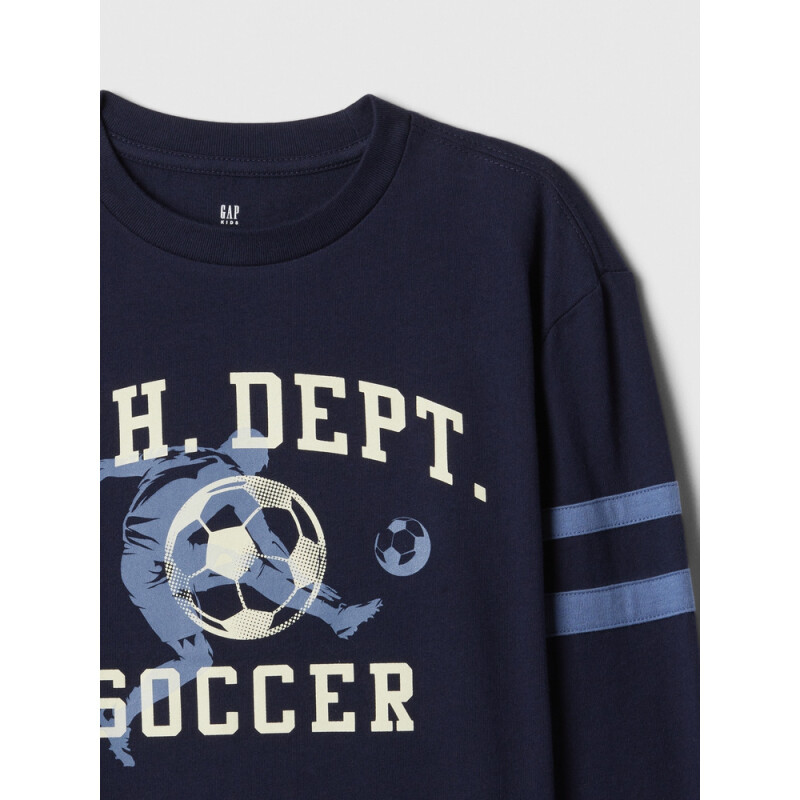 V-LS VARSITY GR TAPESTRY NAVY