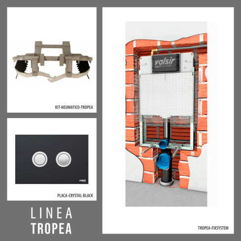CISTERNA EMBUTIDA Y SOPORTE PARA INODORO SUSPENDIDO PARA MURO SOLIDO + BOTON PULSADOR PLACA CRISTAL BLACK Y KIT DE INSTALACION. 000