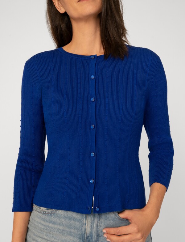 Cardigan Tejido Texturado ROYAL