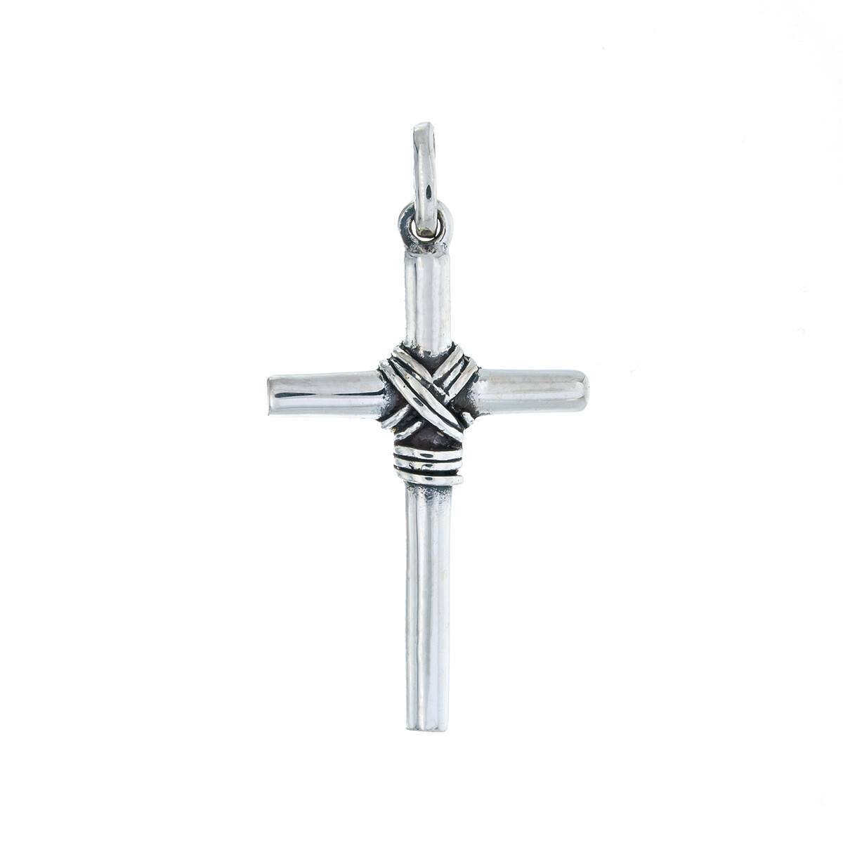 Cruz criolla de plata 925. 