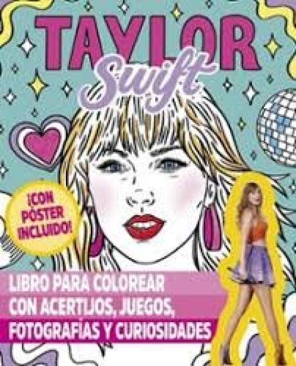 TAYLOR SWIFT LIBRO PARA COLOREAR 