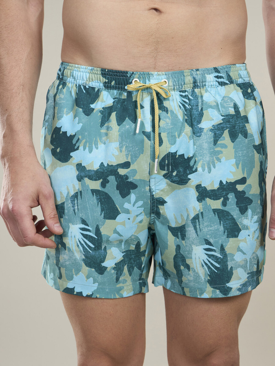 SHORT TORTOISE 8.0 - CAMUFLADO VERDE 