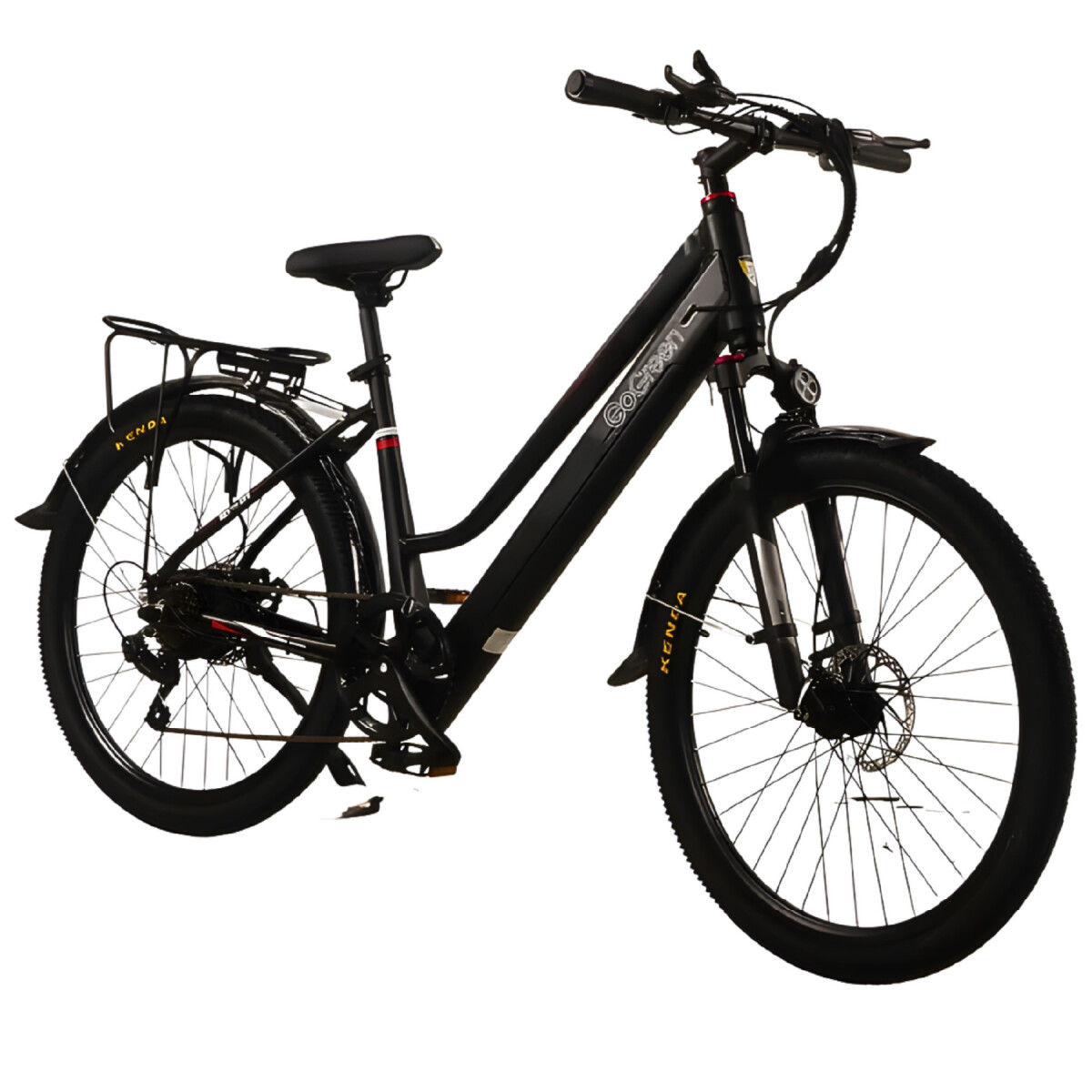Bicicleta Electrica Gogreen City Rod 27.5 250W 36V Shimano - Variante Color Negro 