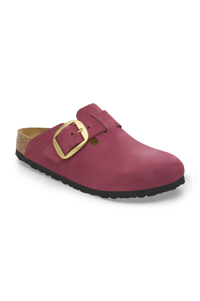 Zueco Boston Big Buckle Lenb - Estrecho Berry Crush