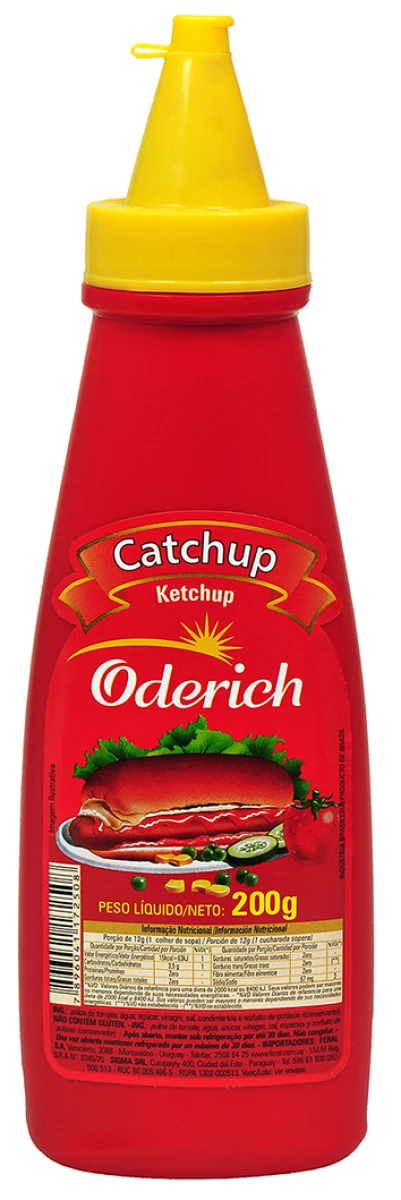 SALSA KETCHUP ODERICH POMO 200G 