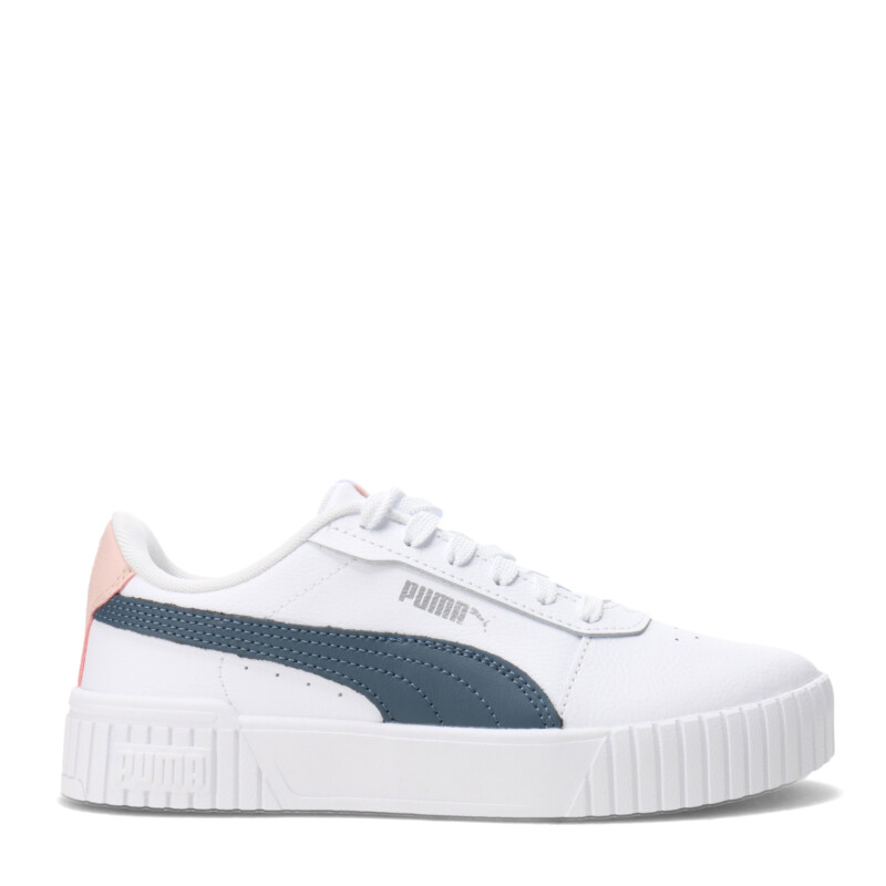 Championes de Mujer Puma Carina 2.0 Wns Blanco - Verde Agua - Rosado