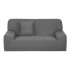 Funda Protector Sillón Sofá 2 Cuerpos Ajustable Elastizada Variante Color Gris Claro