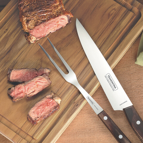 Tabla rectangular 33 x 20cm. "CHURRASCO" -TRAMONTINA TB1520