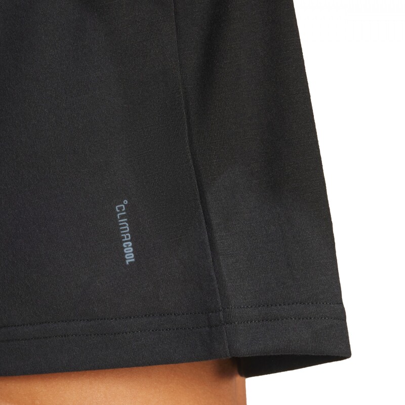 Remera Train Essentials Boxy Workout de Mujer Negro