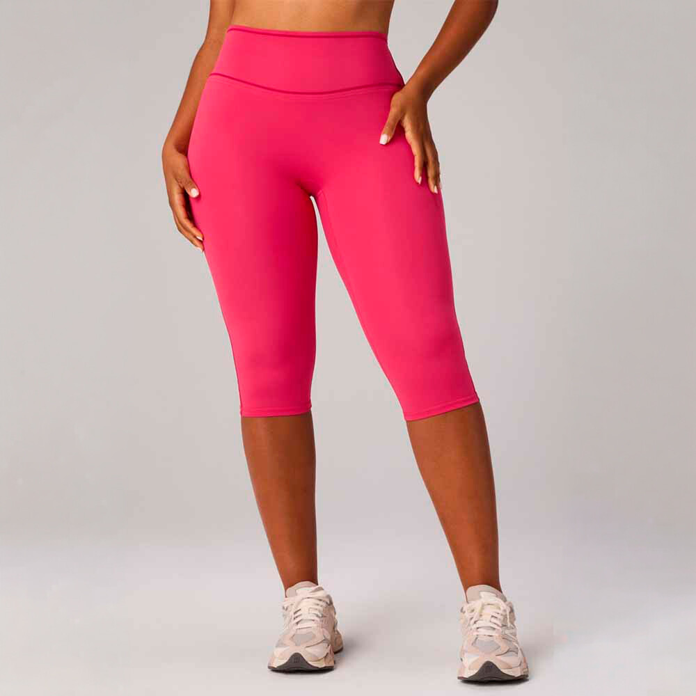 Legging The No-Seam Pureluxe Tlc High-Waisted Capri Mujer Berrylicious/lush Berry