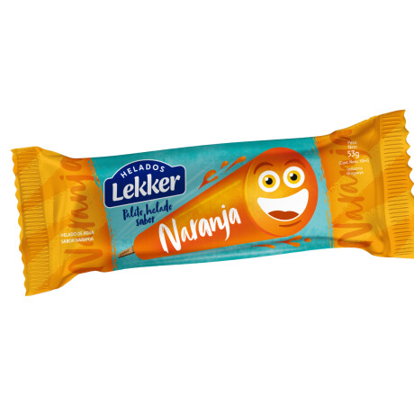 Helado Palito de Agua Lekker 50cc NARANJA