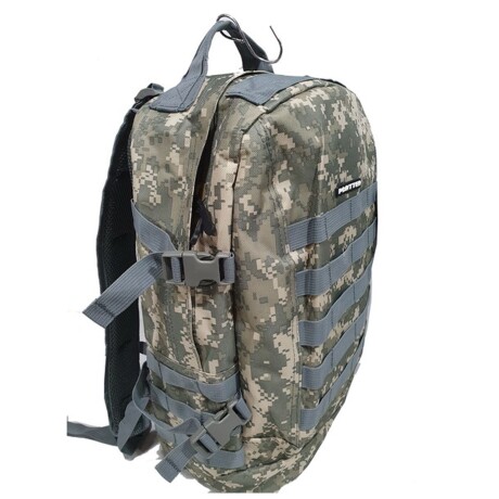 Mochila Arye Camuflada Gris 50 Lts Camuflado