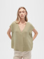 Blusa Anthe Verde Grisaceo