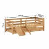 Cama marinera 1 Plaza Infantil Marron