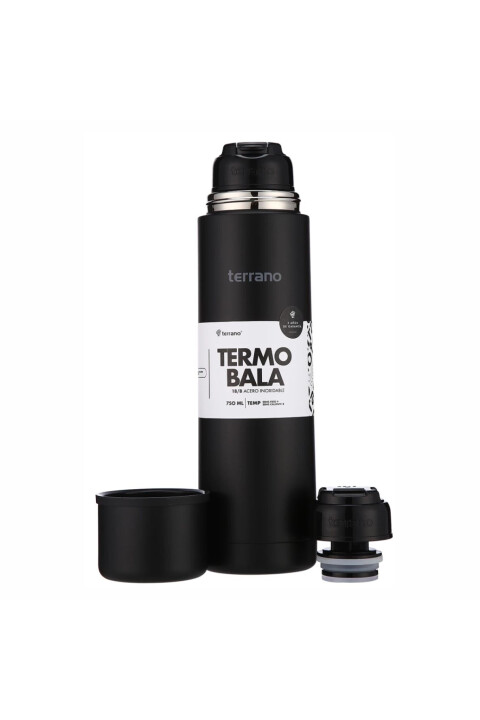 TERMO TERRANO BALA 750ML NEGRO