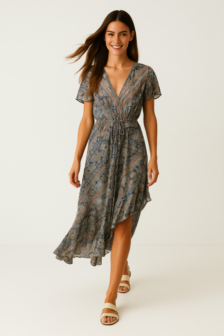 Vestido Adayre Estampado 1