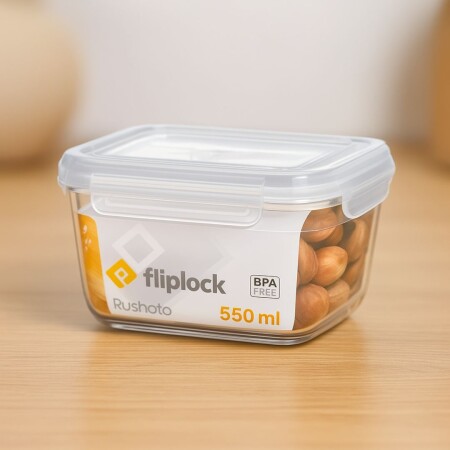 VIANDA RISCHIOTO RECT FLIPOCK 550ML VIANDA RISCHIOTO RECT FLIPOCK 550ML