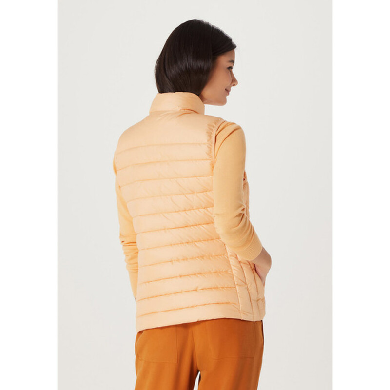 COLETE FEM NARANJA CLARO