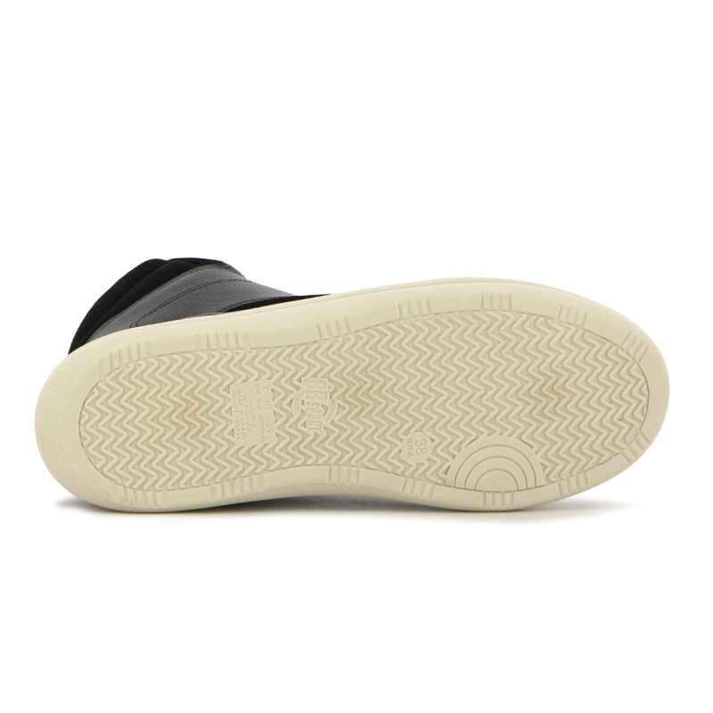 Br Sport Botin Casual Acordonado Negro-negro