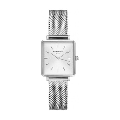 Reloj ROSEFIELD QMWMS-Q038 The Boxy XS Acero Plata 0