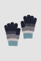 Guantes zigzag Verde petroleo