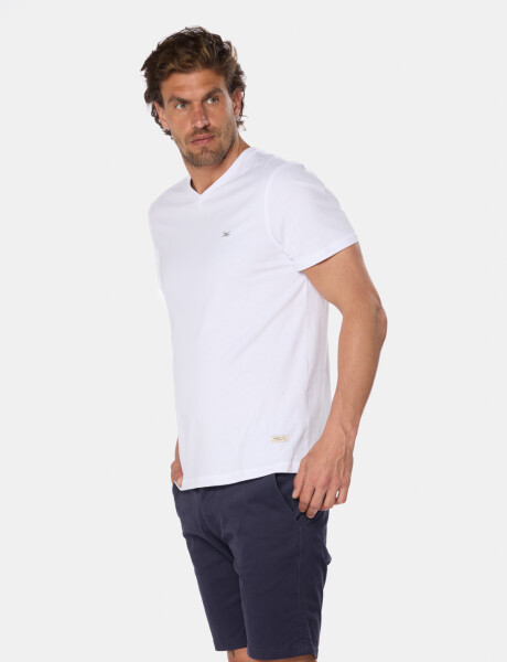 BERMUDA CON CINTURA ELASTIZADA Azul