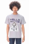 Remera Hello Gris