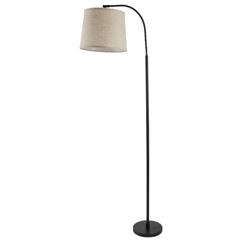 LAMPARA DE PIE BLANCA/NEGRO 28X173CM Unica