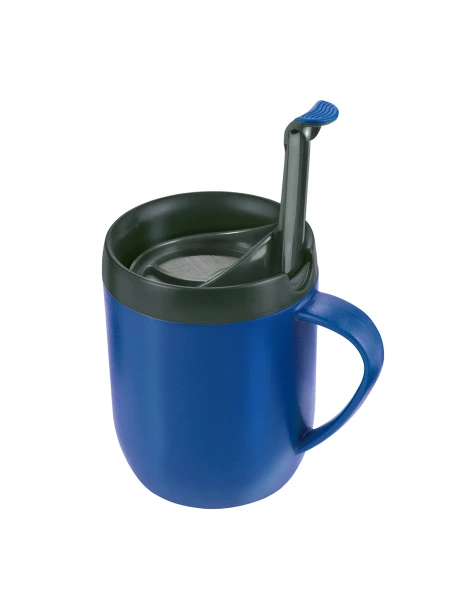 TRAVEL MUG 11.4X12.1CM DOBLE PARED AZUL ZYLISS TRAVEL MUG 11.4X12.1CM DOBLE PARED AZUL ZYLISS