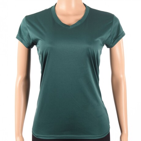 Camiseta Dry Fit Dama Verde inglés