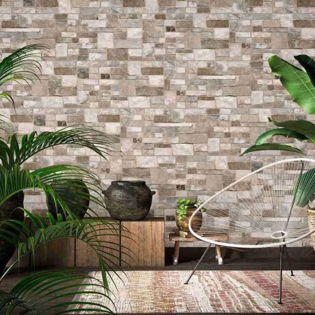 Cerámica gris Simil piedra mate Liso 32x55.5Cm pared GAMAS DE GRIS