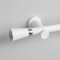 Barrote cortina metal Jade 2,5m + 3 soportes BLANCO
